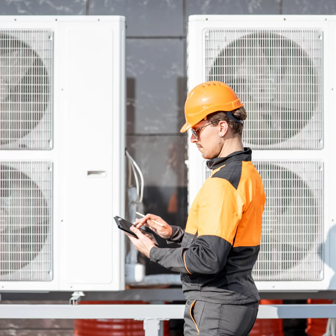 Filter and coil service on commercial air conditioning