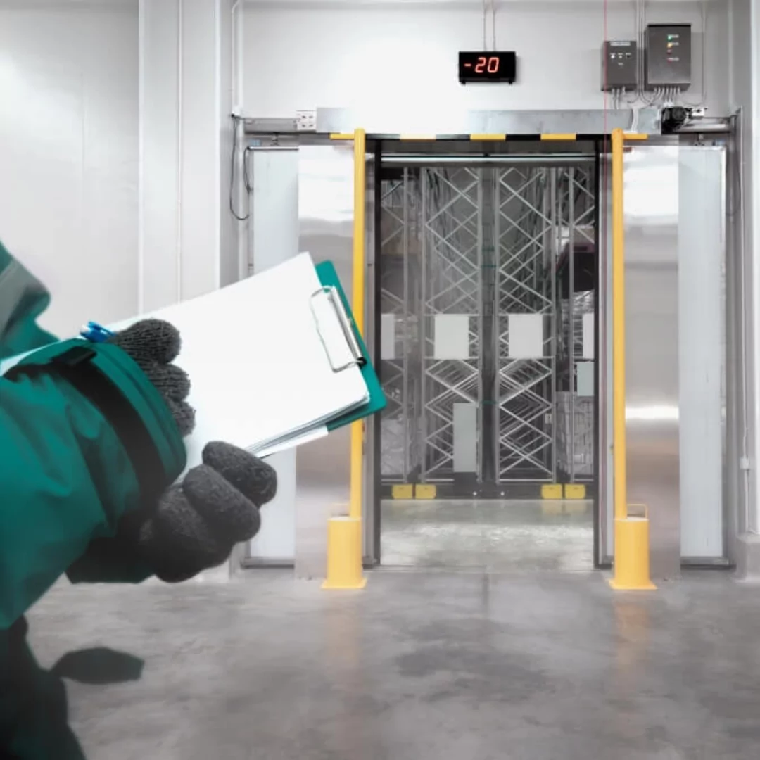 Commercial freezer room serviced by Supercool QLD